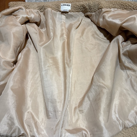 I.AM.GIA Tan Teddy Pixie Coat Jacket - Picture 3 of 3